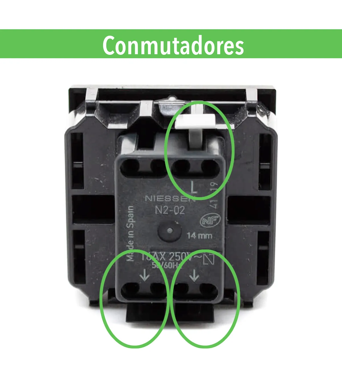 DivisionLED. diferencia entre interruptor conmutador y cruzamiento
